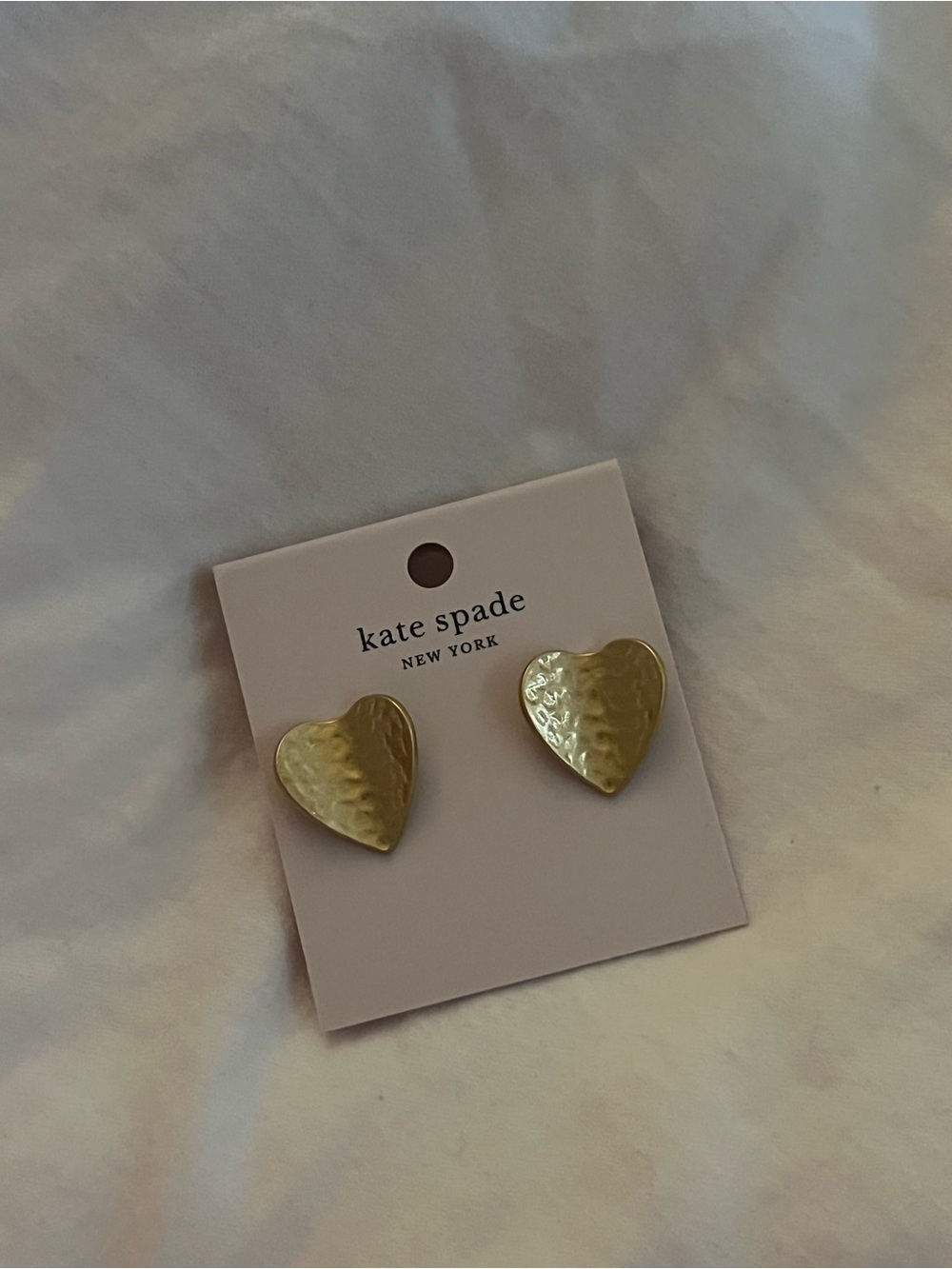 Kate Spade Gold Heart Earrings